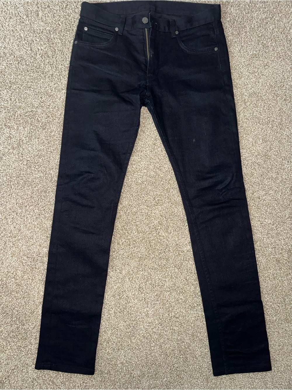 Helmut Lang Men's 2000s Jeans in dark indigo blue